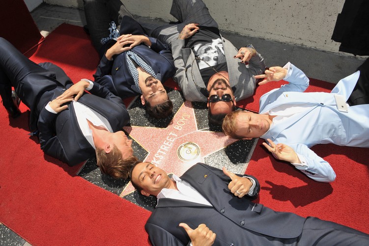 The Backstreet Boys w Aleji Gwiazd w Hollywood – kwiecień 2013 roku