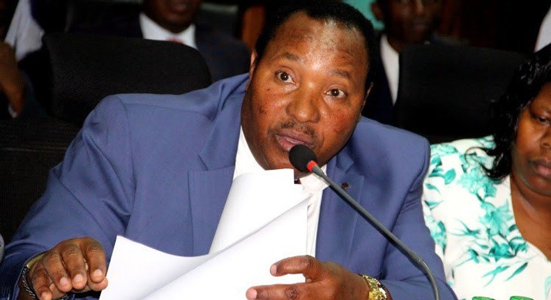 File image of Ferdinand Waititu. DPP asks court to half Kiambu Governor Ferdinand Waititu's salary