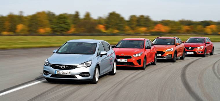 Opel Astra kontra Kia Ceed, Ford Focus i Renault Megane - 3 czy 4 cylindry? Sprawdzamy co warto kupić