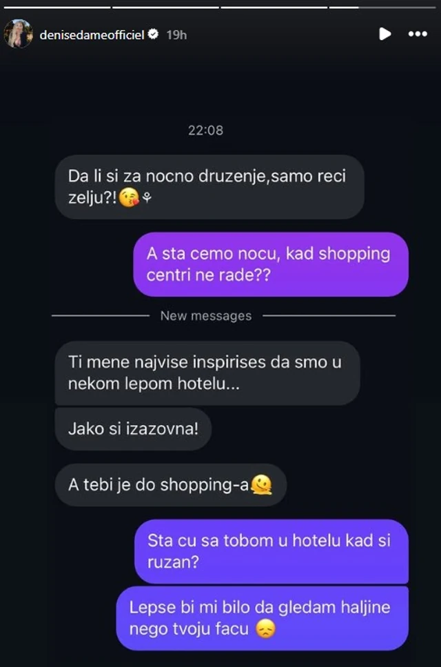 ISPLIVALO JE UGOVARANJE NOĆNOG DRUŽENJA U HOTELU NEKADAŠNJE ZADRUGARKE: "Samo reci želju!"