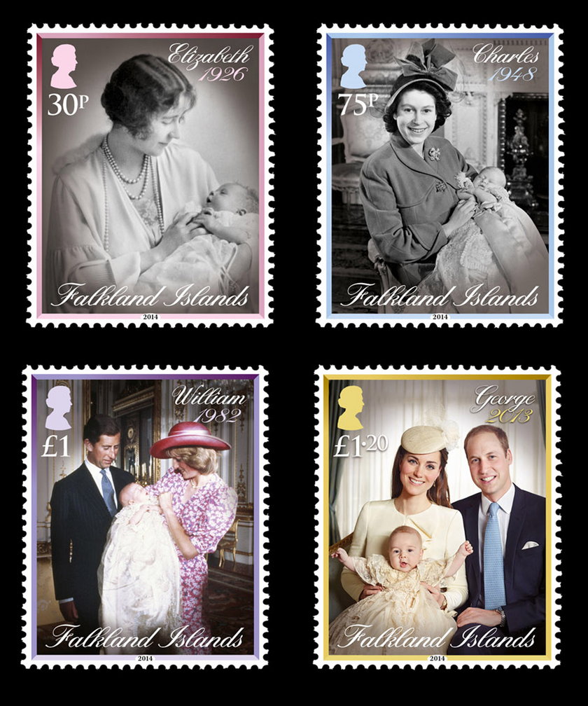 Tradycją jest już to, że wizerunki rodziny królewskiej z chrztu trafiają na znaczki pocztowe