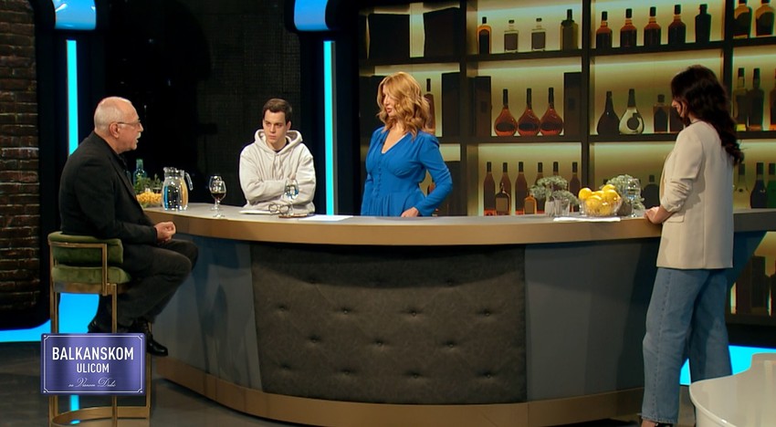 Irfan Mensur, Pavle Mensur, emisija "Balkanskom ulicom"