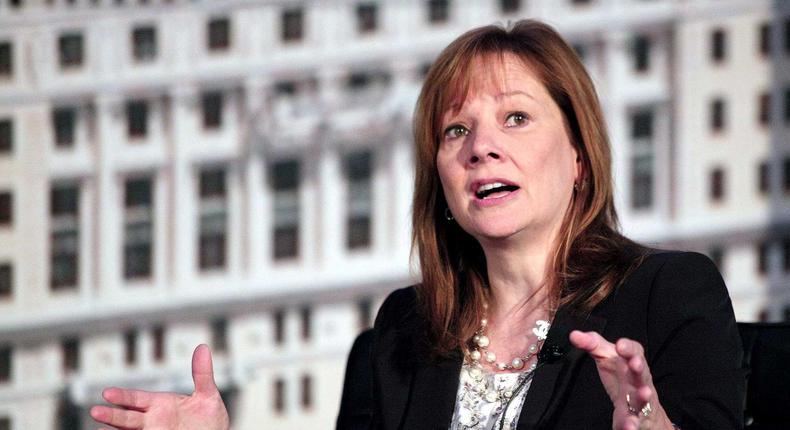 GM CEO Mary Barra.