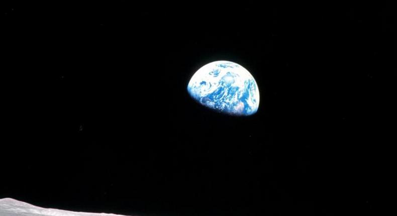 NASA beautiful earth Apollo 8