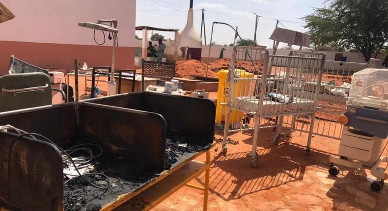 Incendie Hopital Magatte Lo de Linguère