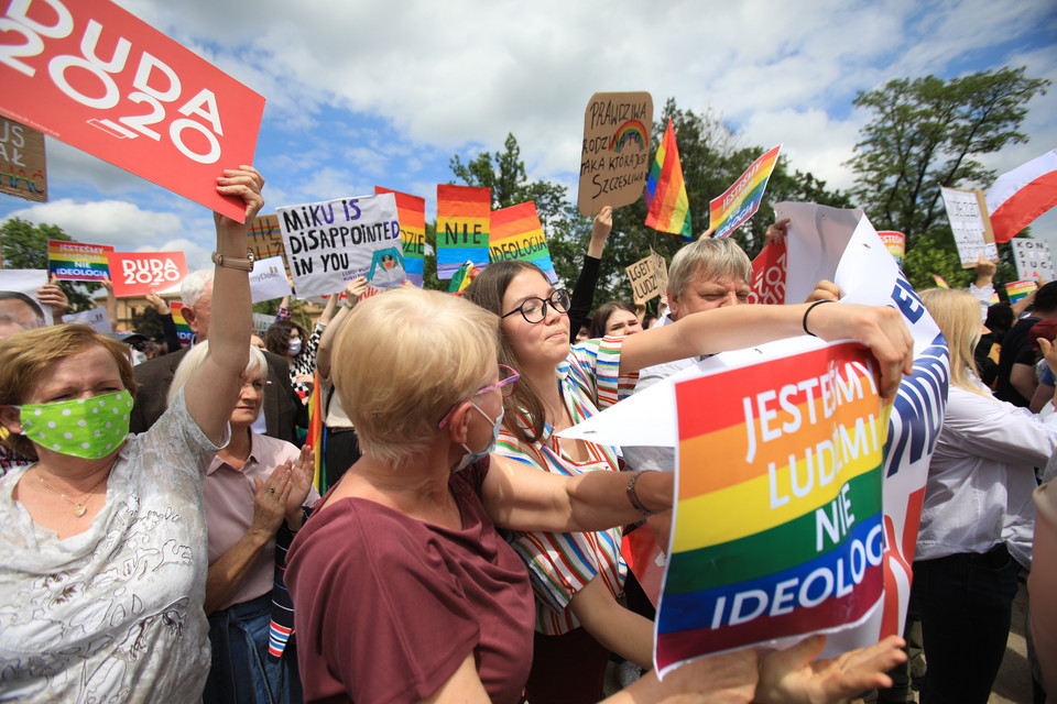 Przeciwnicy Andrzeja Dudy w Lublinie