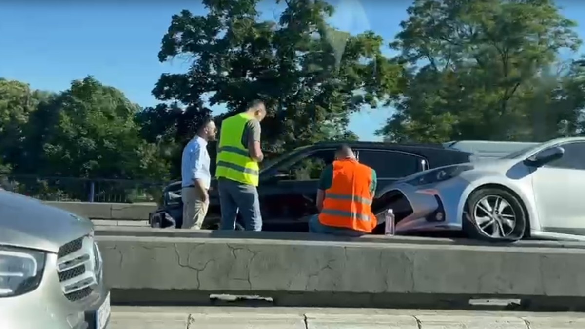 Saobraćajna nesreća na Brankovom mostu