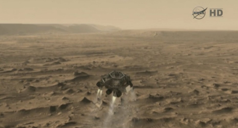 Sonda Curiosity - symulacja NASA