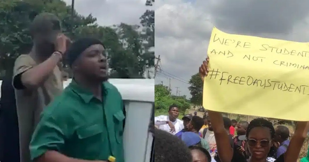 OAU students storm EFCC office to protest arrest of 72 colleagues - Vimarsana News