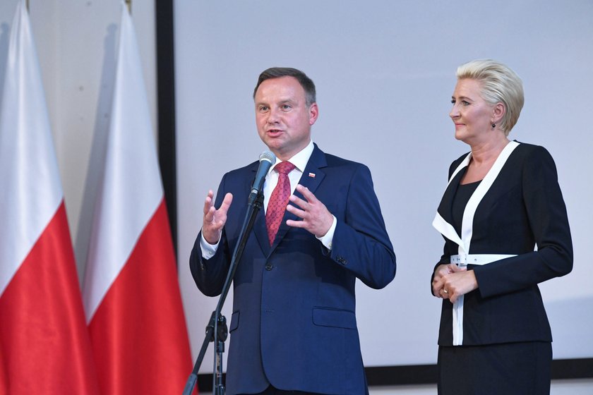 Andrzej Duda i Agata Kornhauser-Duda