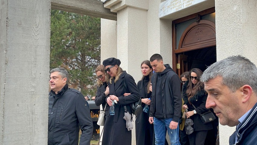 Sahrana Dejana Milojevića