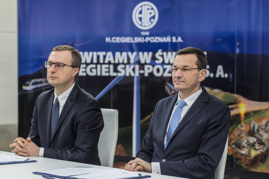 Paweł Borys i Mateusz Morawiecki. Zdjęcie z 2017 r.