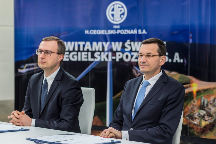 Paweł Borys i Mateusz Morawiecki. Zdjęcie z 2017 r.