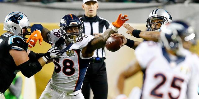 Denver defense dominates as Broncos defeat Carolina in Super Bowl 50