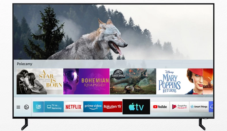 Telewizory Samsunga to pierwsze odbiorniki z aplikacją Apple TV z filmami do kupienia i wypożyczenia, a od 1 listopada będzie można korzystać z usługi Apple TV+