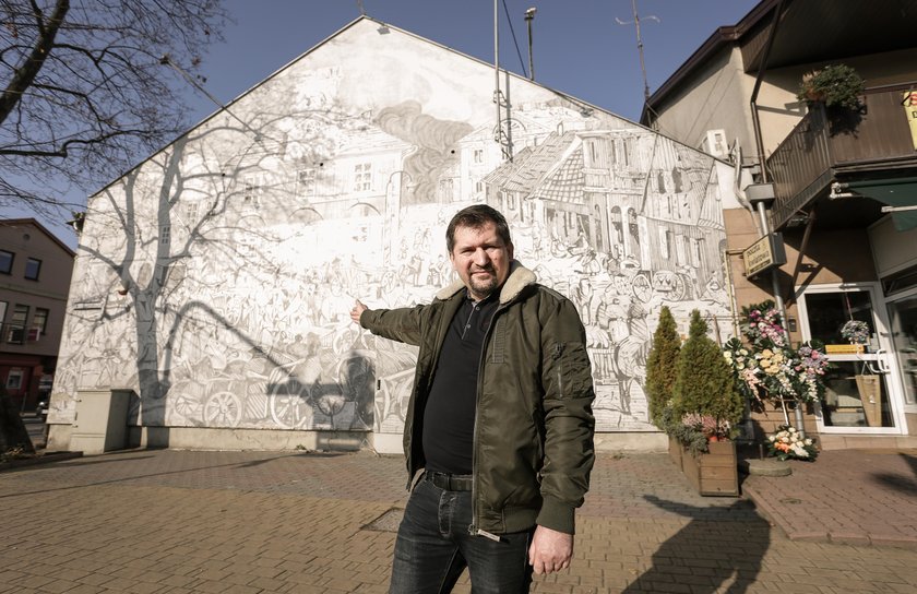 Rekord Guinnessa dla mieszkańca Grójca! Namalował mural ołówkiem