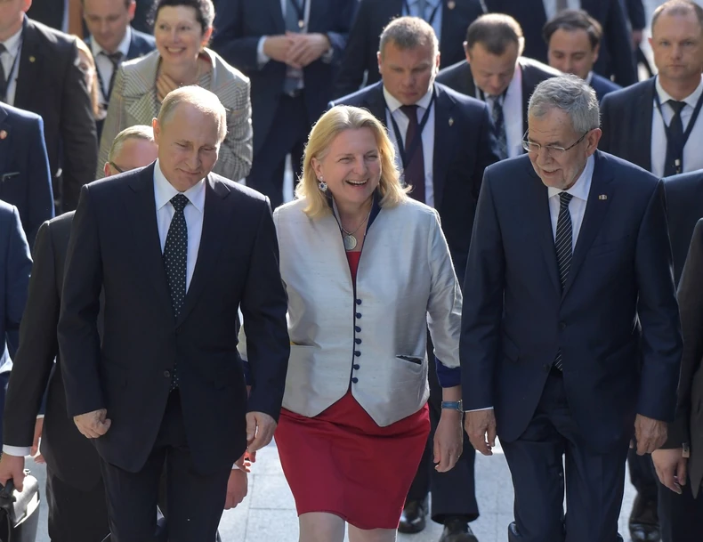 Vladimir Putin i Karin Knajsl