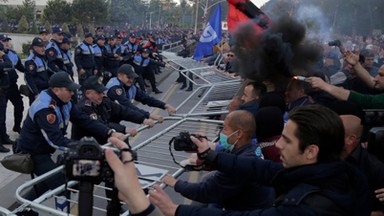 Albania: antyrządowa i proeuropejska demonstracja w Tiranie