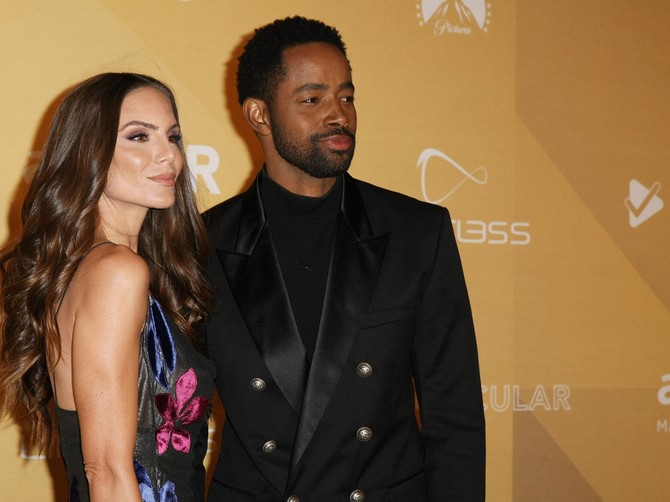 Nina Seničar sa suprugom Džejem Elisom na amfAR gala svečanosti u Los Anđelesu foto: Image Press Agency/NurPhoto/Shutterstock Editorial