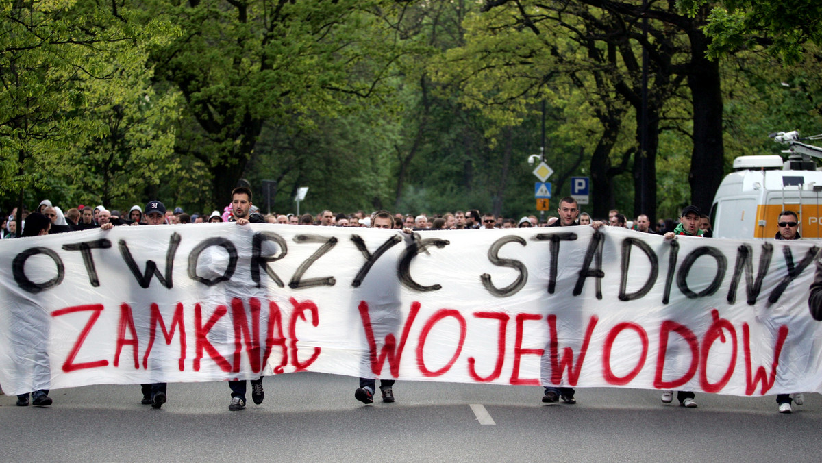 Protest kibiców Legii