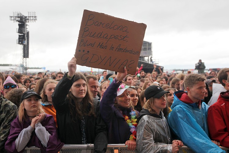 Koncert Geogre'a Ezra na festiwalu Open'er 2017. 01.07.2017.