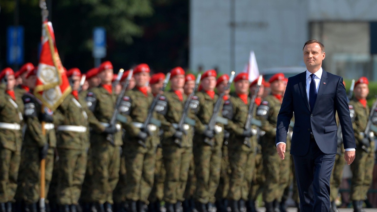 WARSZAWA PREZYDENT DUDA SIŁY ZBROJNE PL. PIŁSUDSKIEGO