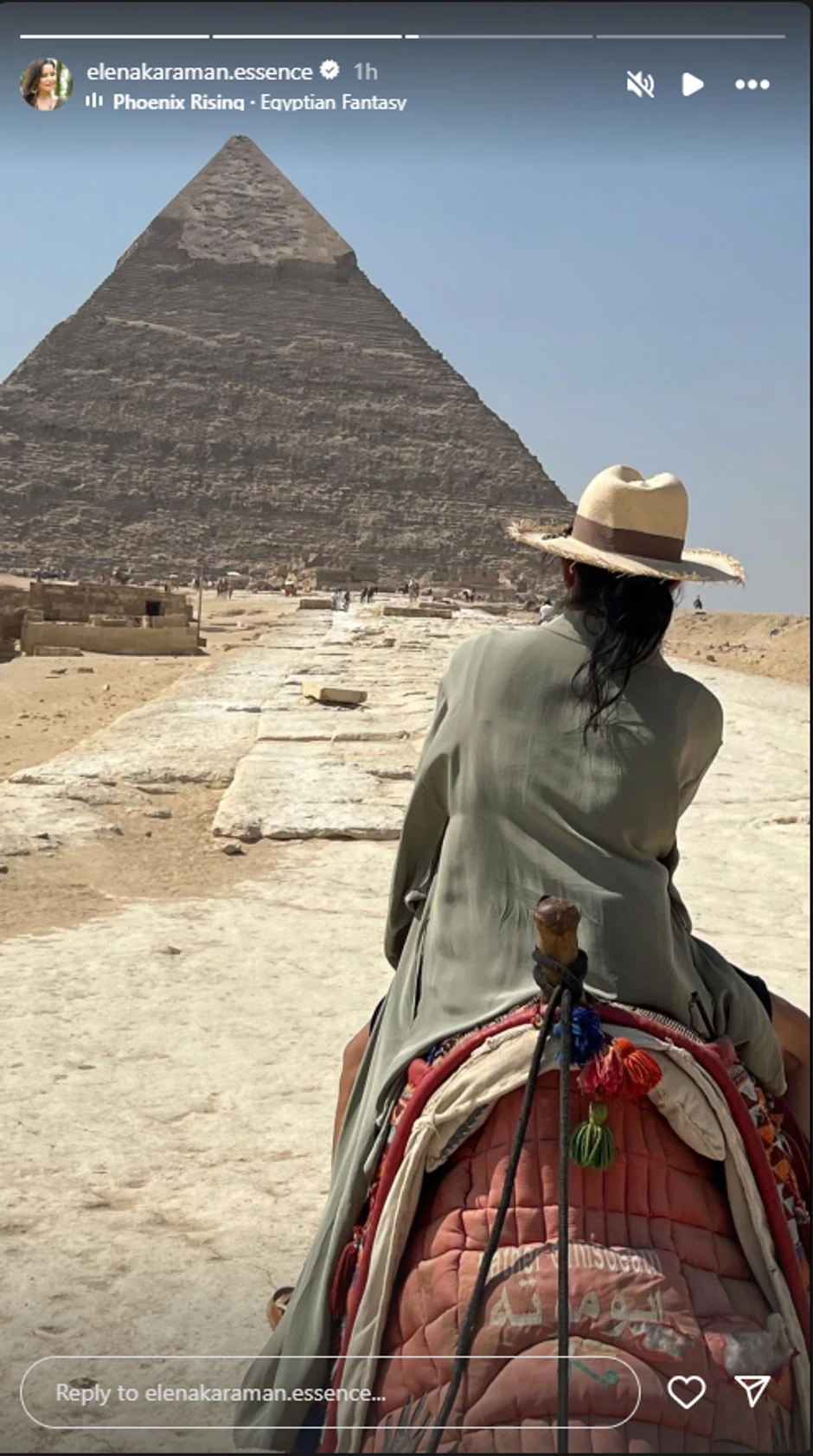 Elena Karaman u Egiptu