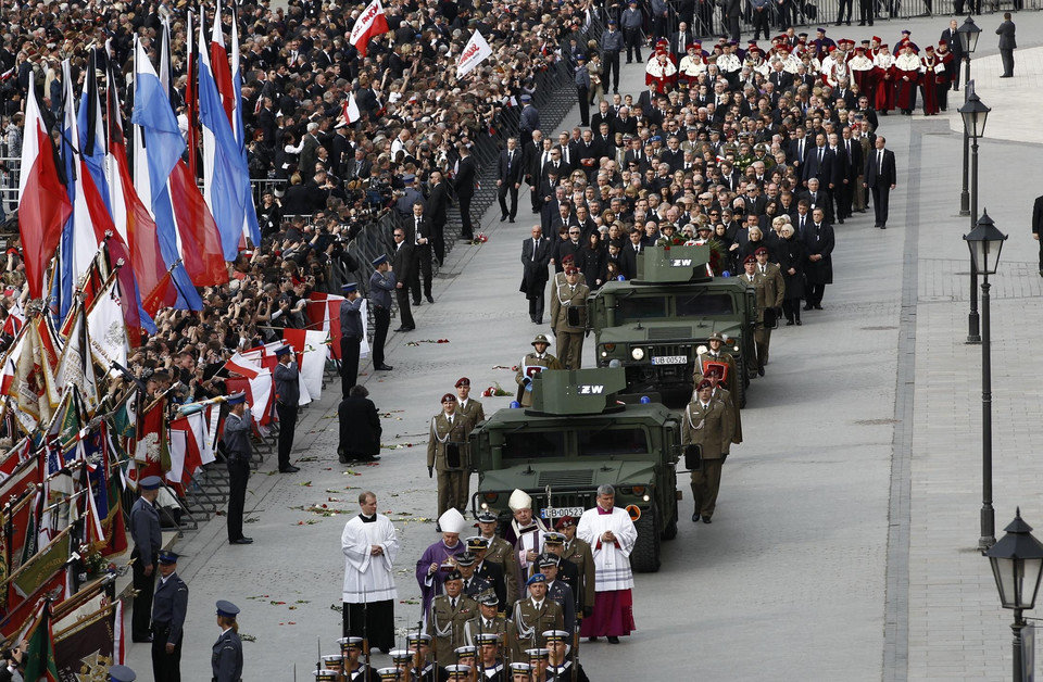 Wydarzenia 2010: pogrzeb Lecha Kaczyńskiego, fot. Reuters