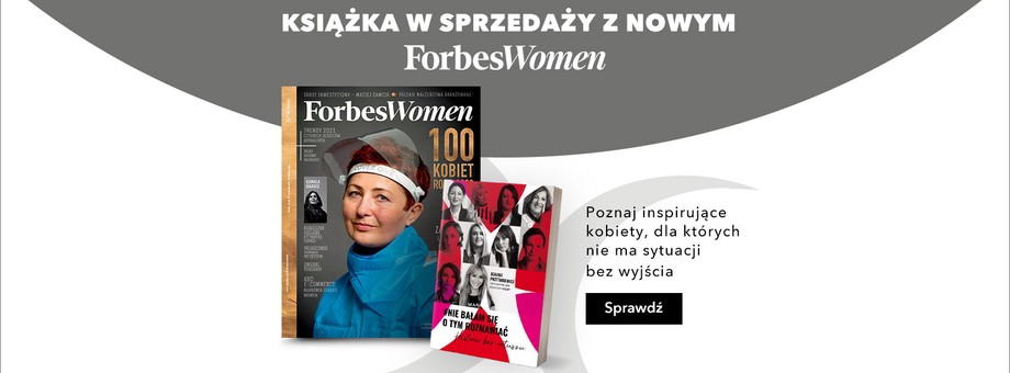 Grudniowy numer Forbes Women z książką Joanny Przetakiewicz "#Nie bałam się o tym rozmawiać"