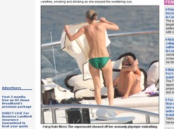 Kate Moss topless na majówce