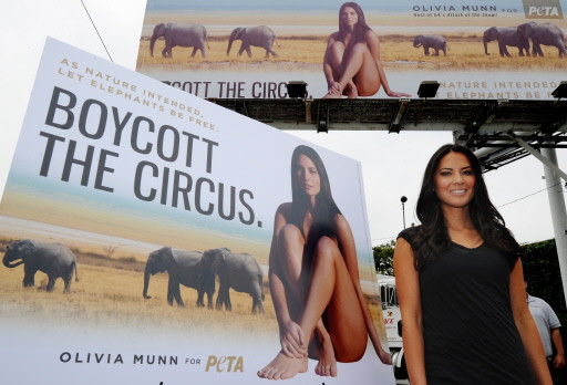 US-ENTERTAINMENT-PETA-CIRCUS-MUNN