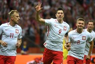 Robert Lewandowski Karol Linetty Kamil Grosicki reprezentacja Polski piłka nożna futbol