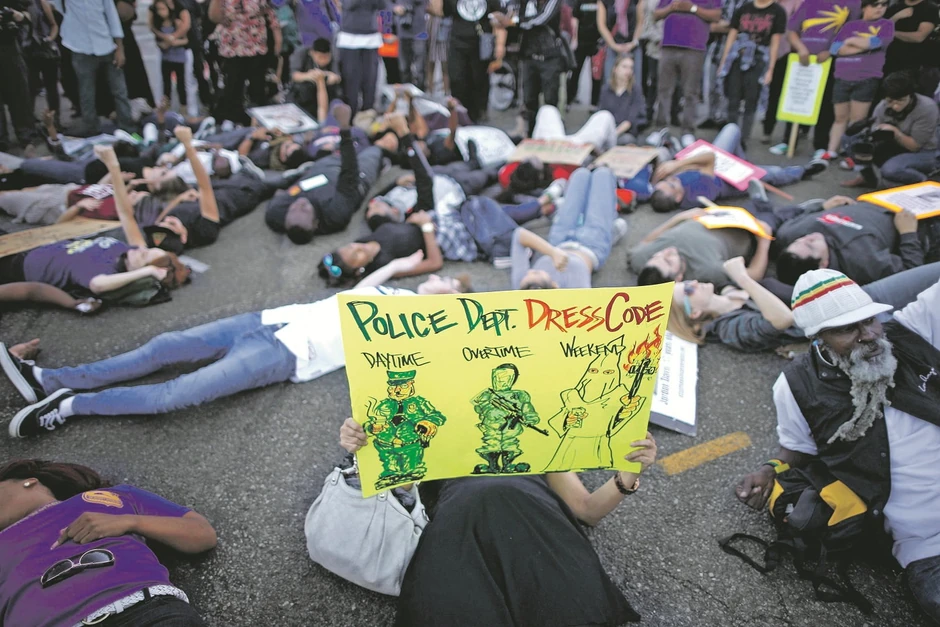 Detalj sa protesta u američkoj državi Misuri