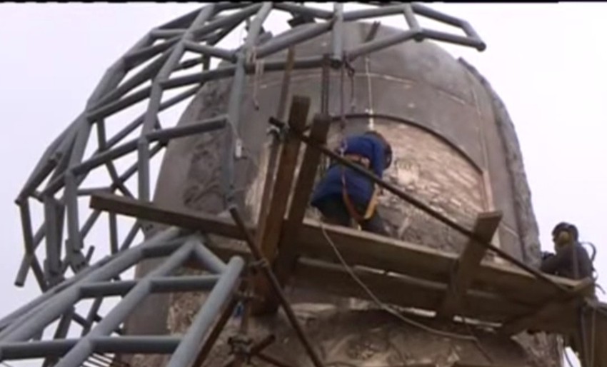 Radovi na spomeniku Stefanu Nemanji