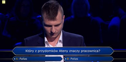 "Milionerzy". Damian nie znał odpowiedzi na pytanie za 20 tys. zł. Czy było trudne?