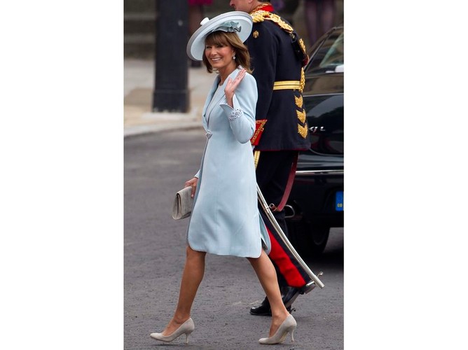 Carole Middleton, matka panny młodej.