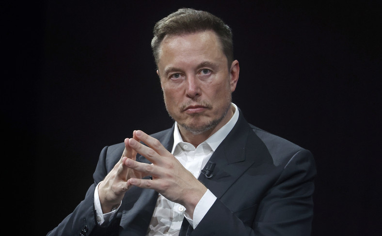 Elon Musk na konferencji Viva Technology w Paryżu, 2023 r.