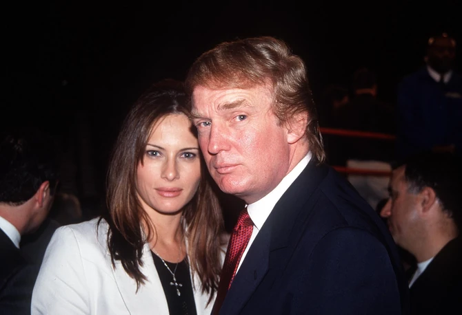 Melanija i Donald Tramp 1999. godine, kada je još nosila devojačko prezime Knavs