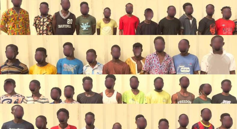 46 more arrested for attack on police at Kwahu Bepong, suspects now 71