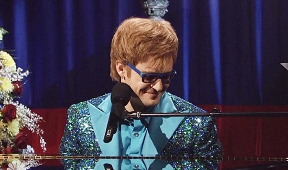 Timberlejk je otpevao parodiju na jednu pesmu Eltona Džona