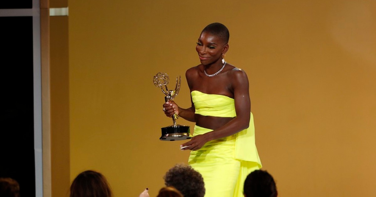 Ghanaian-Brit actress becomes first black woman to win an Emmy for Best Writing