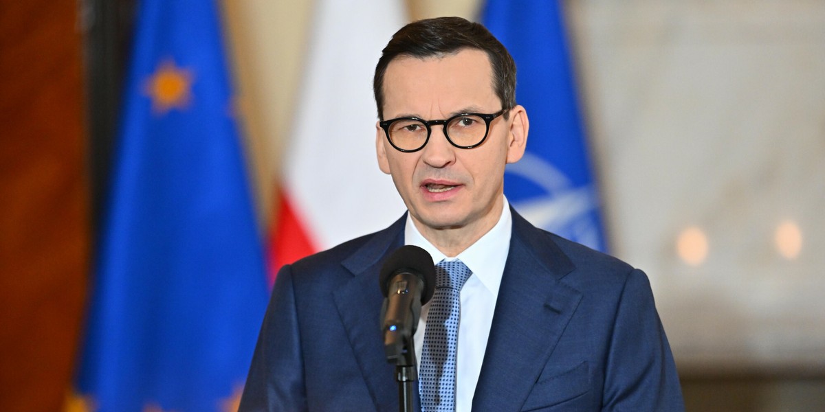 Premier Mateusz Morawiecki.