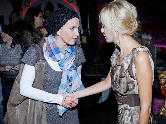 Celebrytka Maja Frykowska i prezenterka telewizyjna Agnieszka Popielewicz