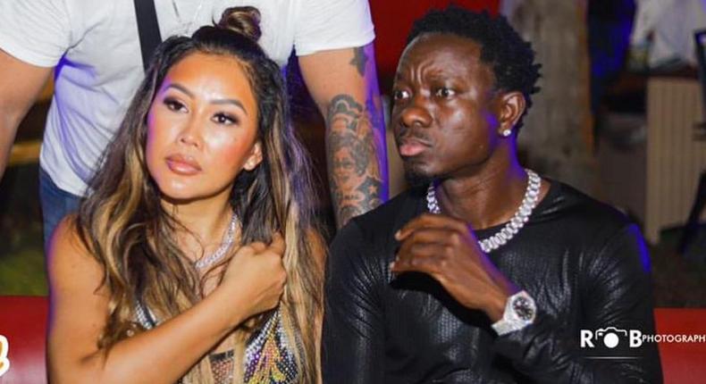 Michael Blackson and Miss Rada in Ghana with D Black