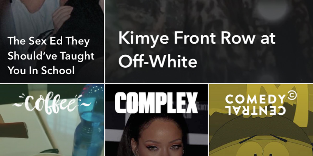 This list of headlines shows that Snapchat is the ultimate tabloid