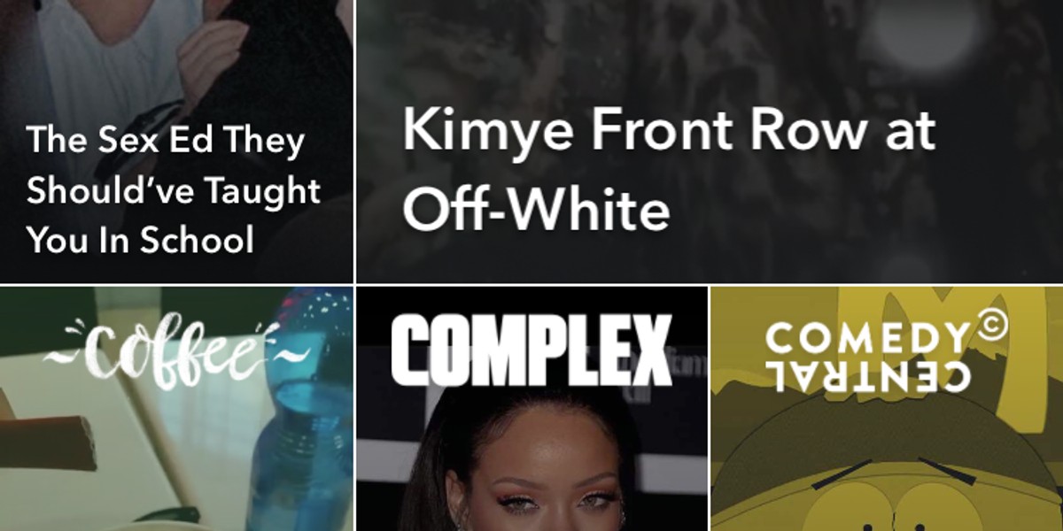 This list of headlines shows that Snapchat is the ultimate tabloid