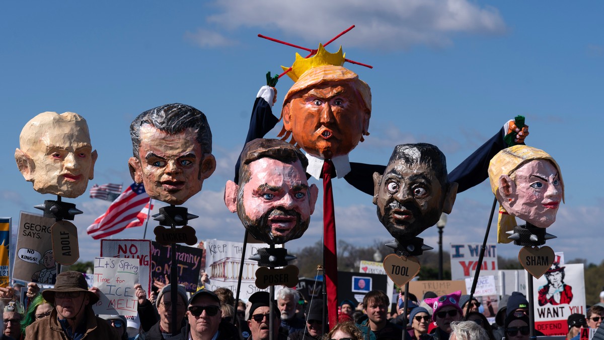 Protest Bez kraljeva u Vašingtonu 28. marta