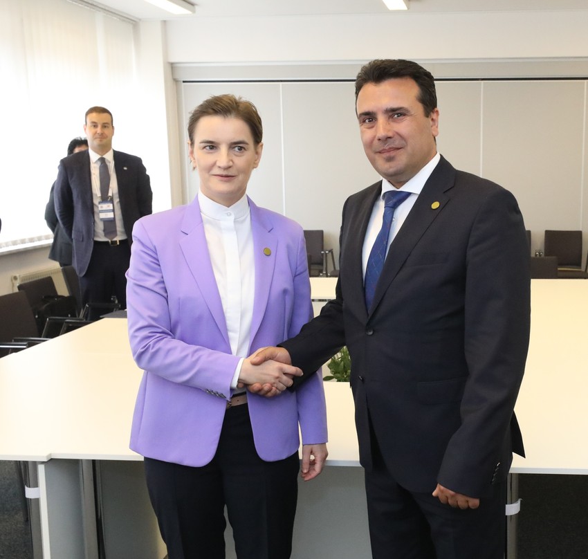 Ana Brnabić i Zoran Zaev