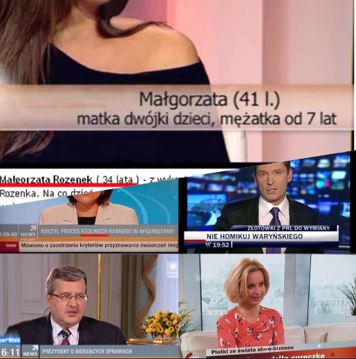 wpadki telewizyjne / zdjęcie z profilu Małgorzaty Rozenek