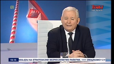 Jarosław Kaczyński w TV Trwam